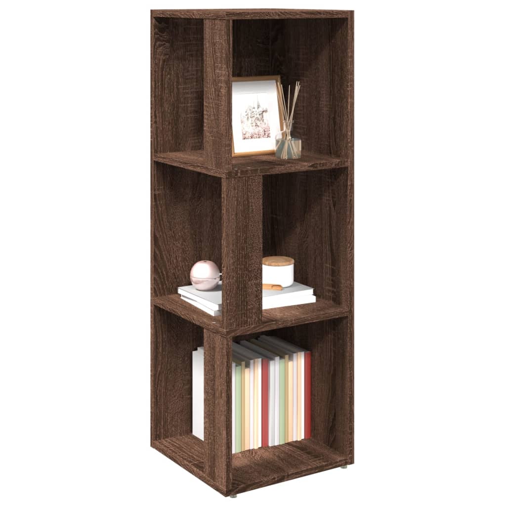 Armoire d'angle Chêne marron 33x33x100 cm Bois d'ingénierie