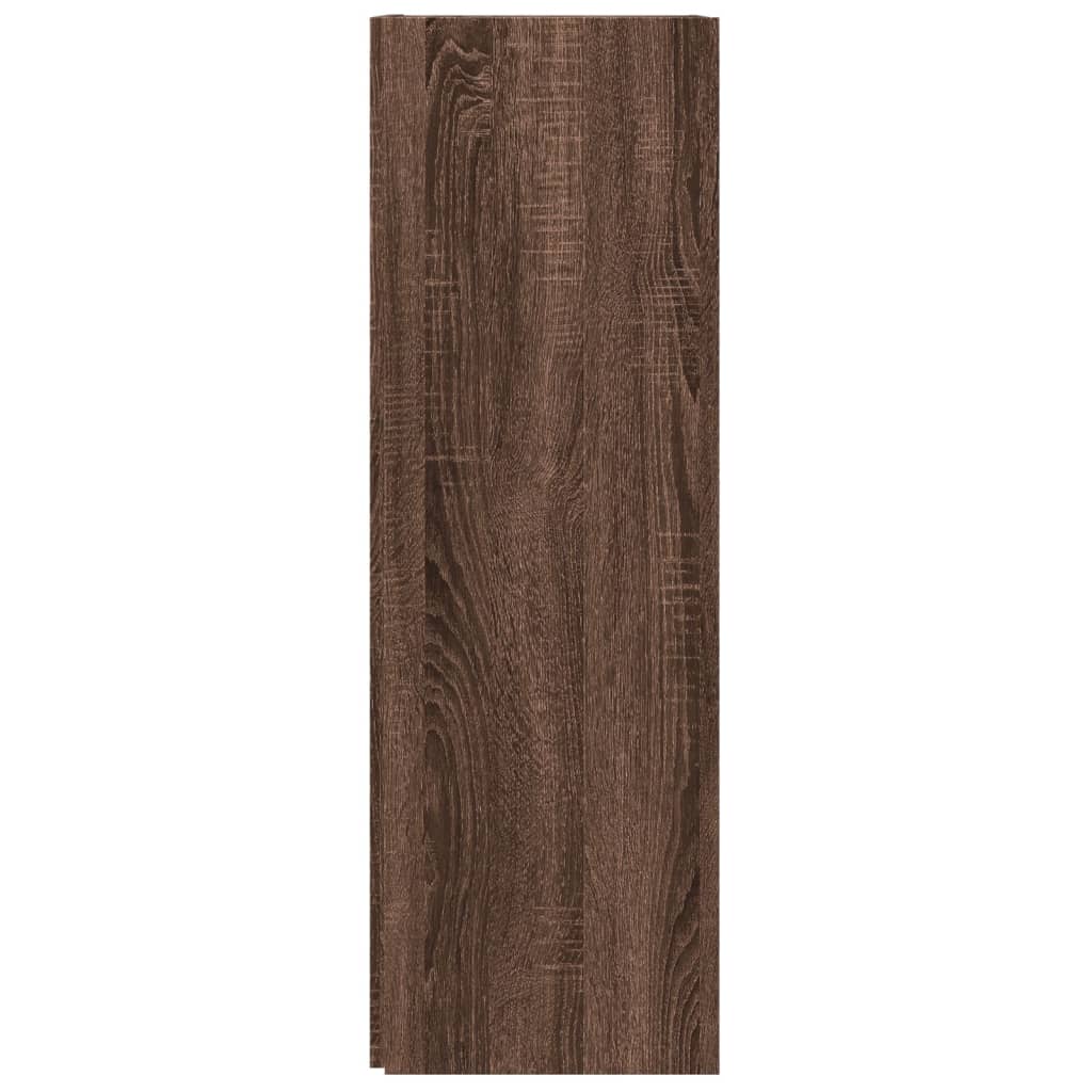 Armoire d'angle Chêne marron 33x33x100 cm Bois d'ingénierie