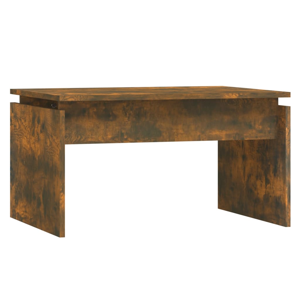 Table basse Chêne fumé 68x50x38 cm Bois d'ingénierie - XIOS