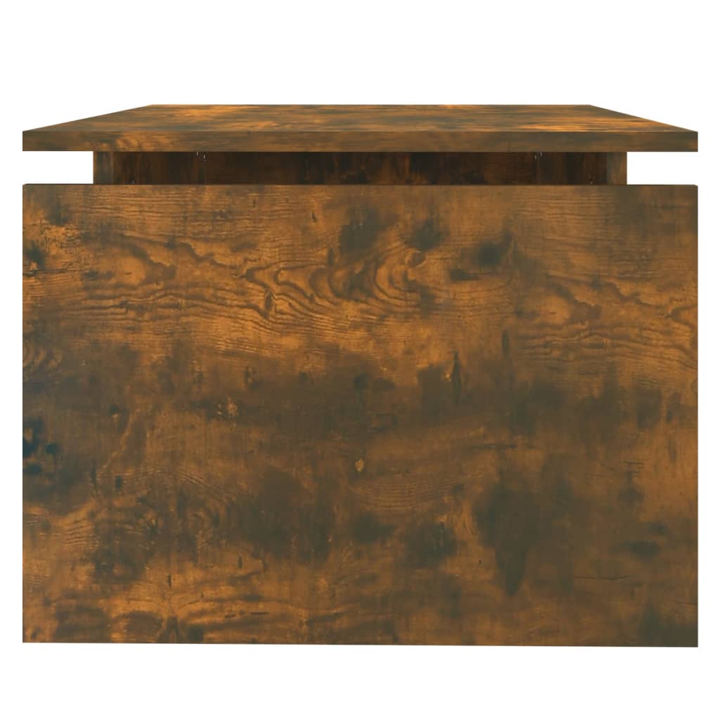 Table basse Chêne fumé 68x50x38 cm Bois d'ingénierie - XIOS