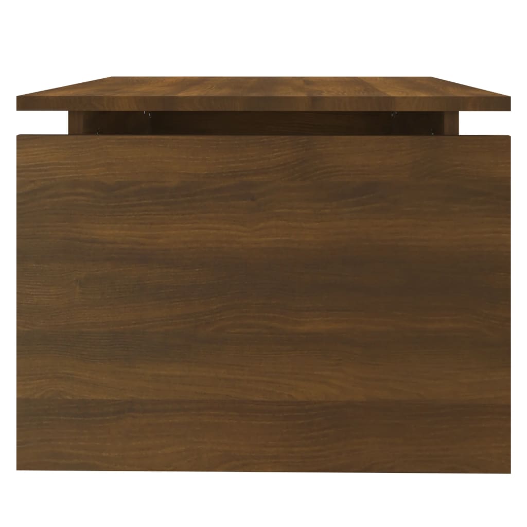 Table basse Chêne marron 68x50x38 cm Bois d'ingénierie - XIOS