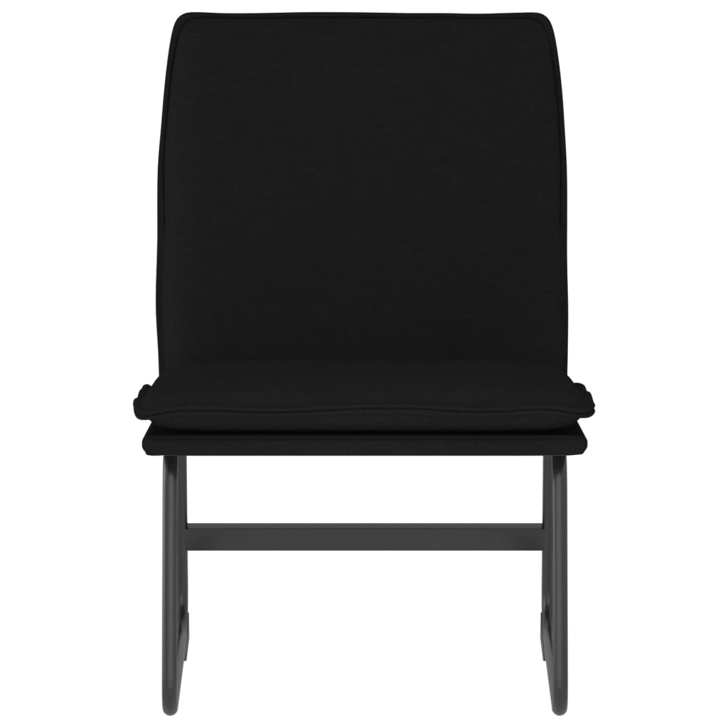 Chaise longue Noir 52x75x76 cm Tissu - XIOS
