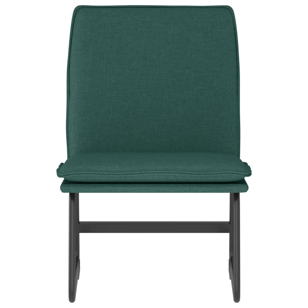Chaise longue Vert foncé 52x75x76 cm Tissu - XIOS