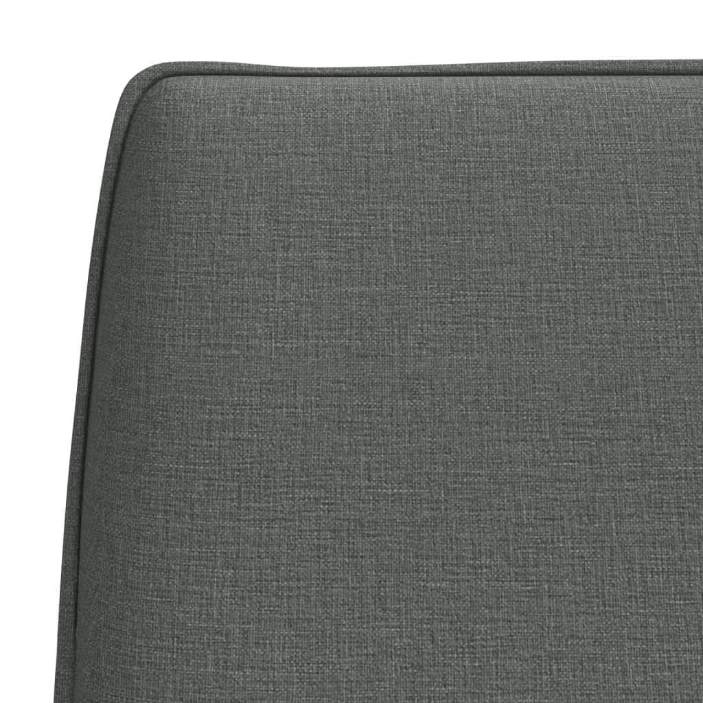 Banc Gris foncé 100x75x76 cm Tissu - XIOS