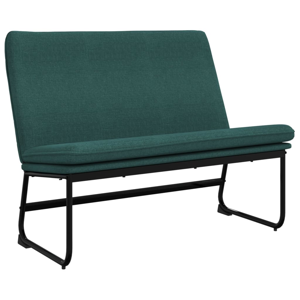 Banc Vert foncé 100x75x76 cm Tissu - XIOS