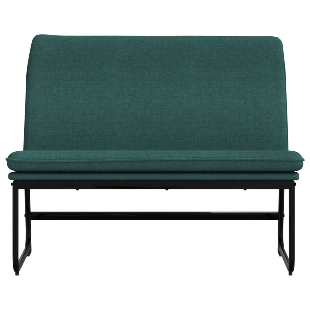 Banc Vert foncé 100x75x76 cm Tissu - XIOS
