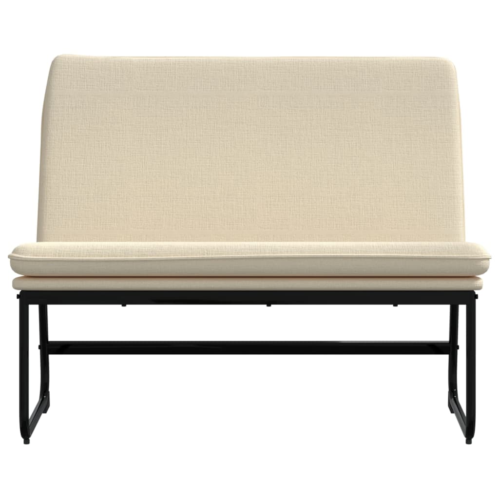 Banc Crème 100x75x76 cm Tissu - XIOS