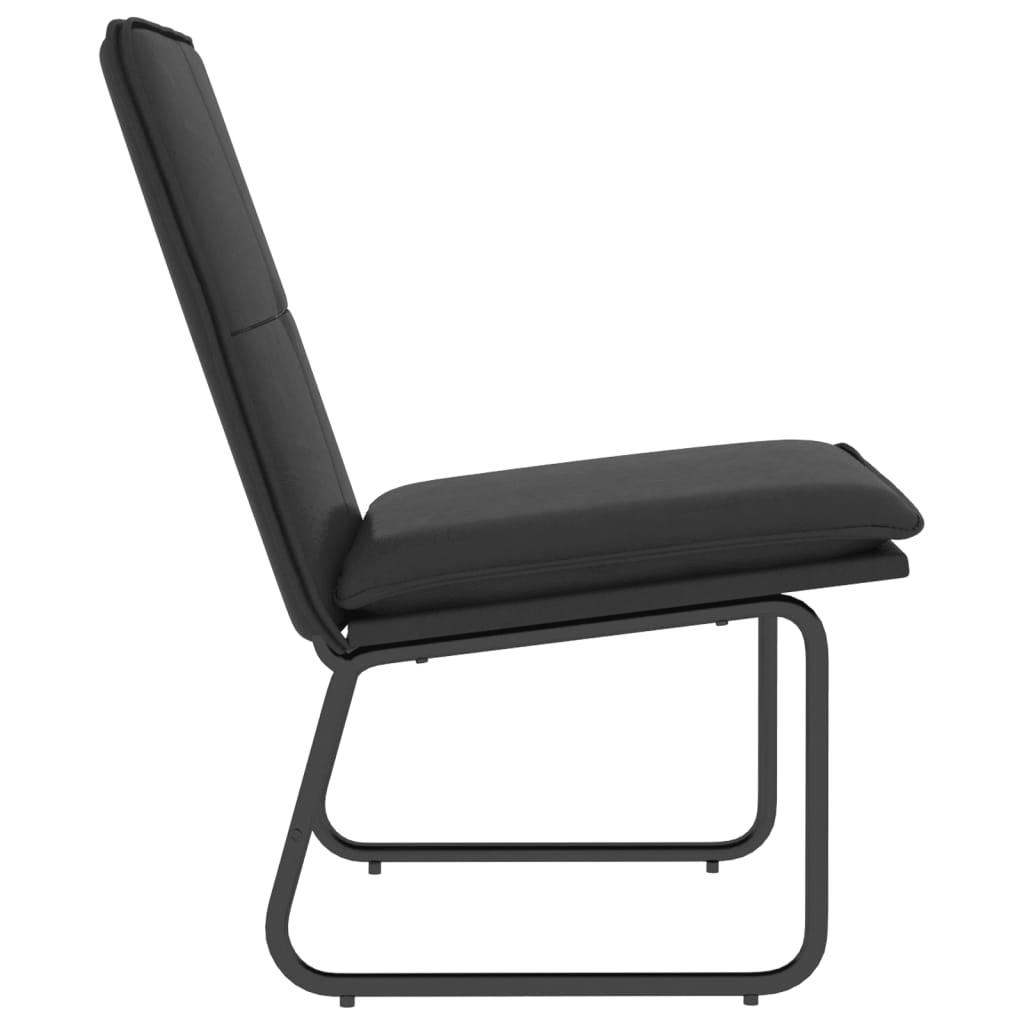 Chaise longue Noir 54x75x76 cm Similicuir - XIOS