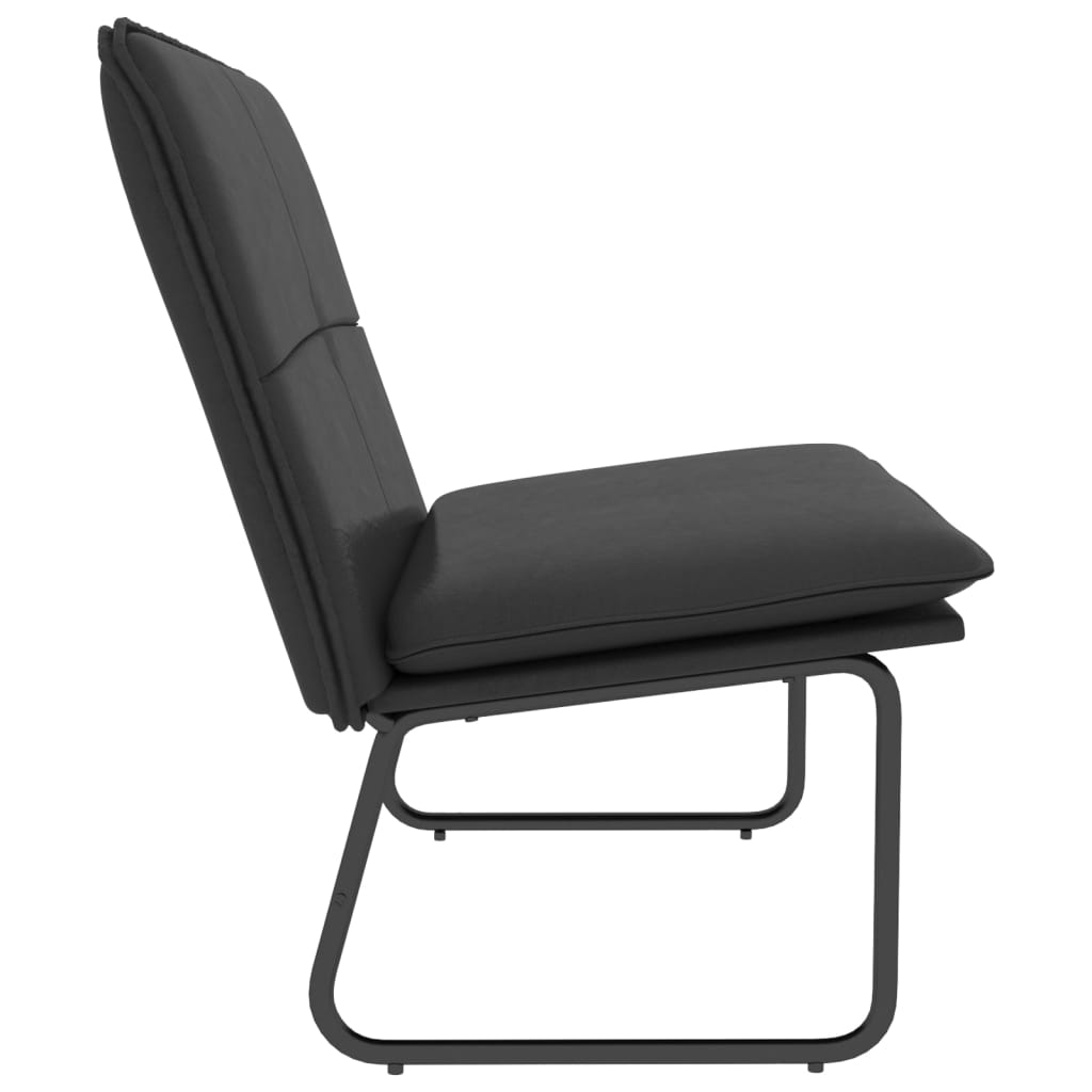 Banc Noir 100x75x76 cm Similicuir - XIOS