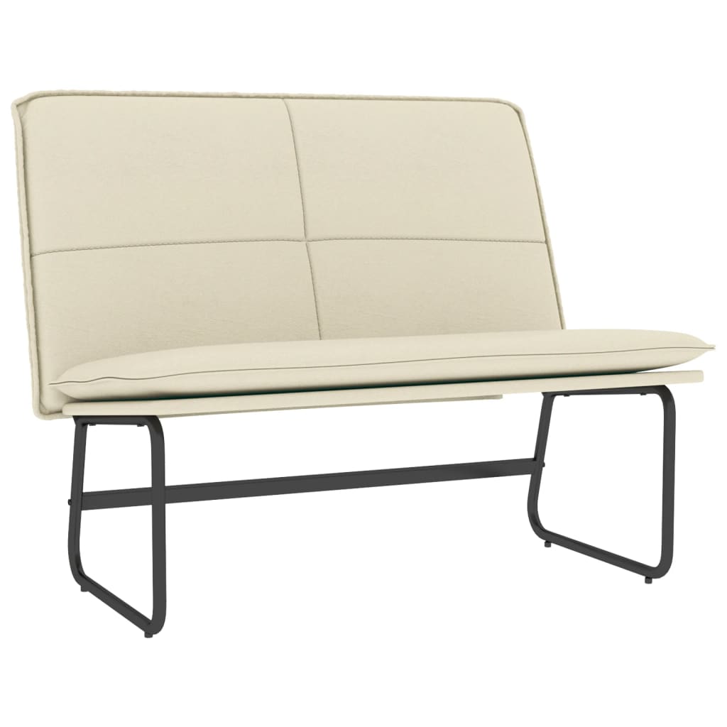 Banc Crème 100x75x76 cm Similicuir - XIOS
