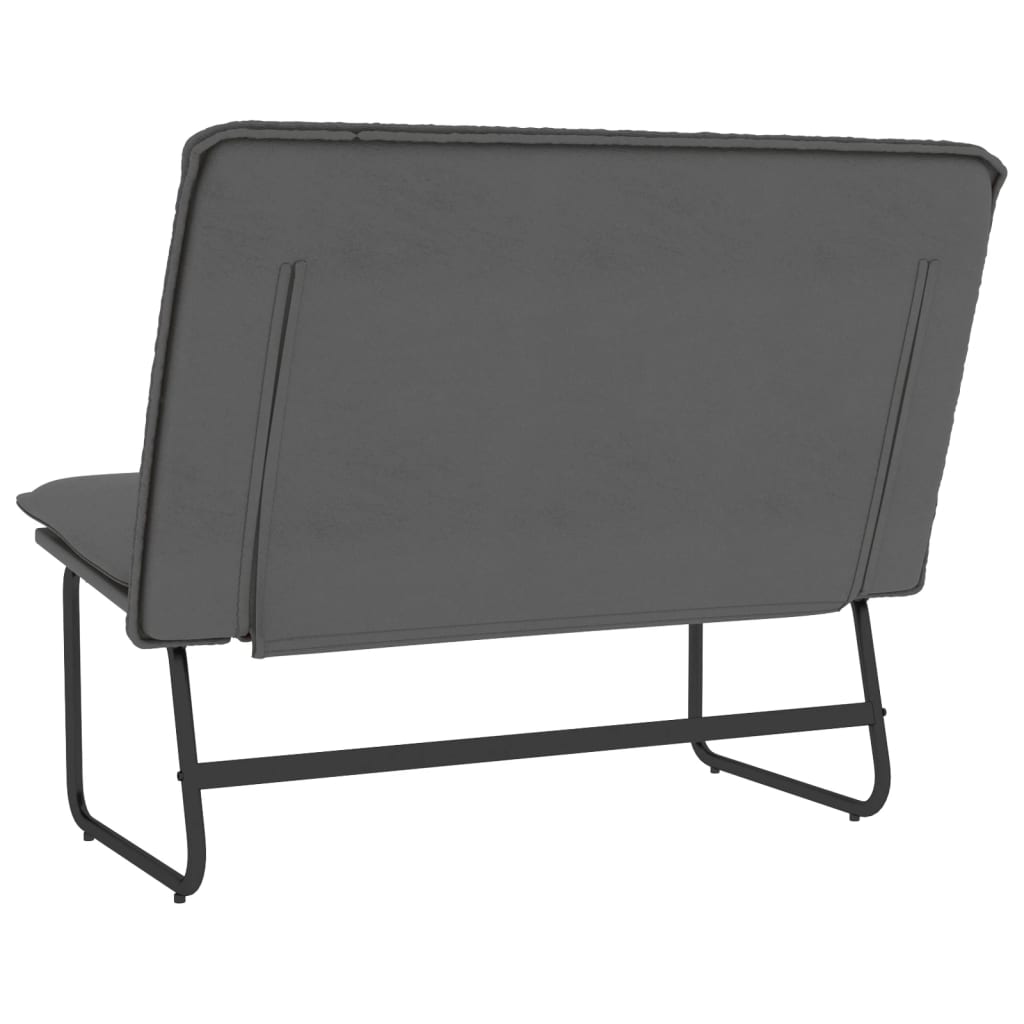 Banc Gris 100x75x76 cm Similicuir - XIOS