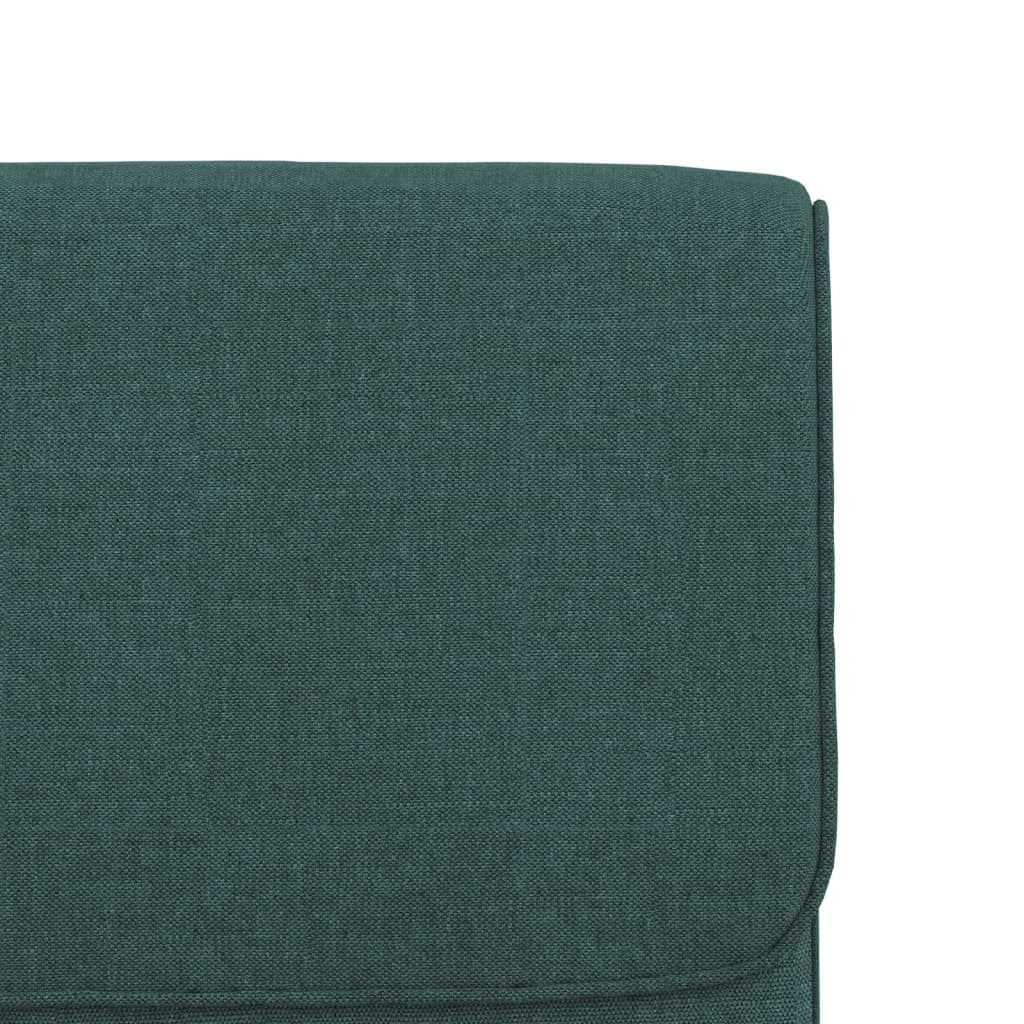 Chaise longue Vert foncé 55x64x80 cm Tissu - XIOS