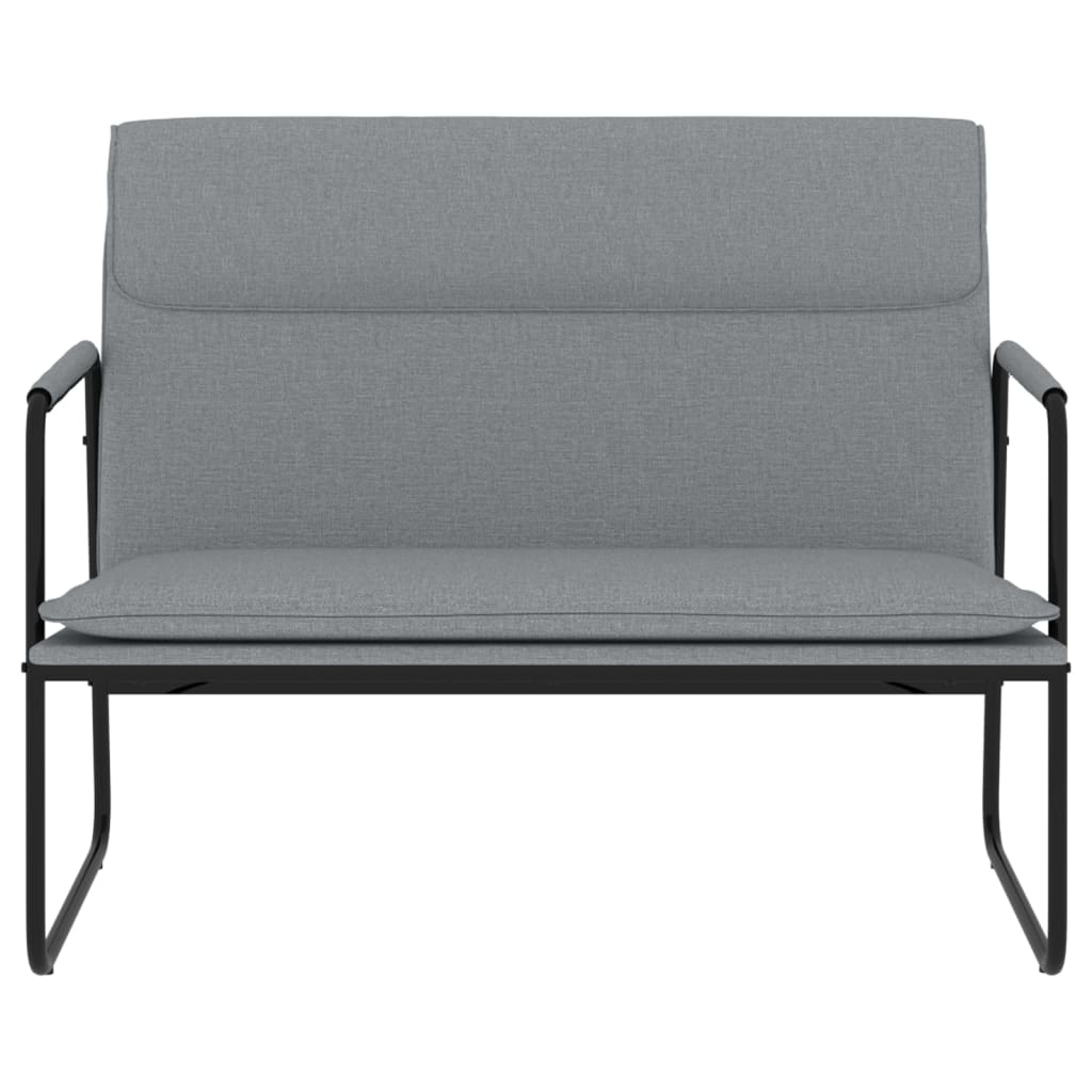 Banc Gris clair 100x64x80 cm Tissu - XIOS
