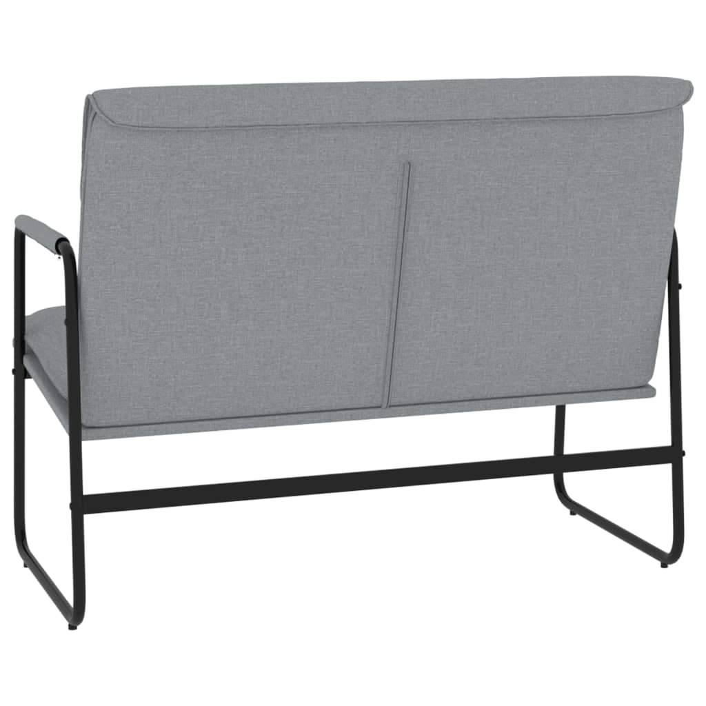 Banc Gris clair 100x64x80 cm Tissu - XIOS