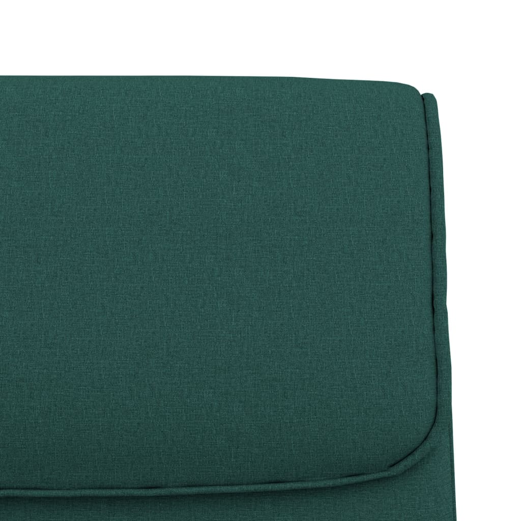 Banc Vert foncé 100x64x80 cm Tissu - XIOS