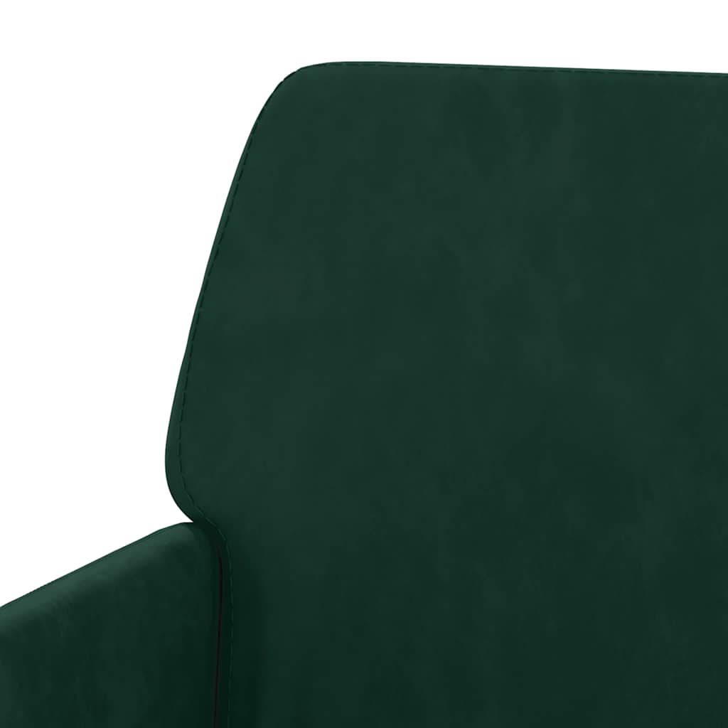 Fauteuil Vert foncé 62x79x79 cm Velours - XIOS