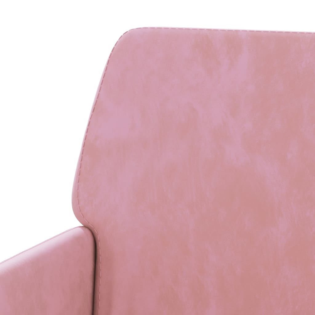 Banc Rose 108x79x79 cm Velours - XIOS