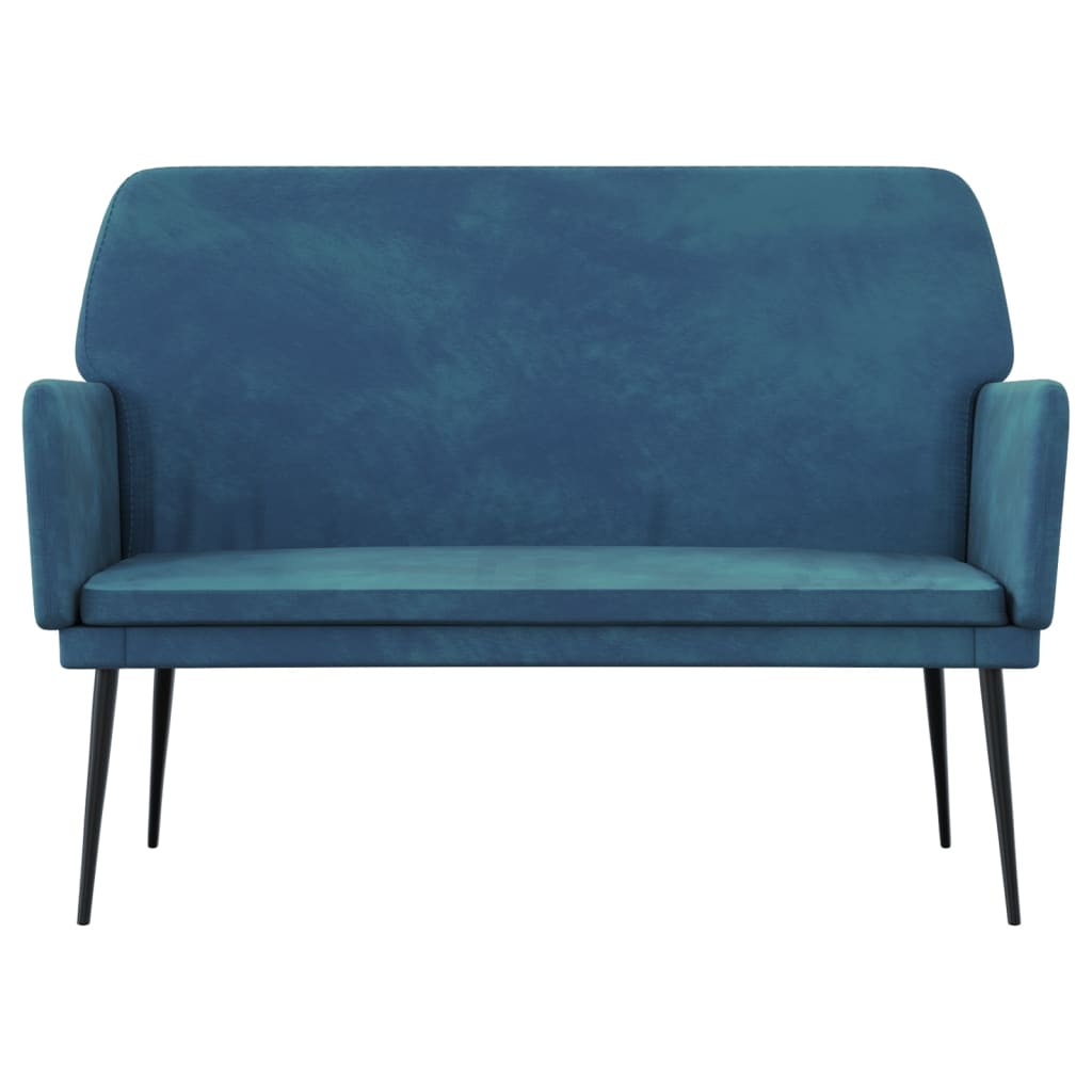 Banc Bleu 108x79x79 cm Velours - XIOS