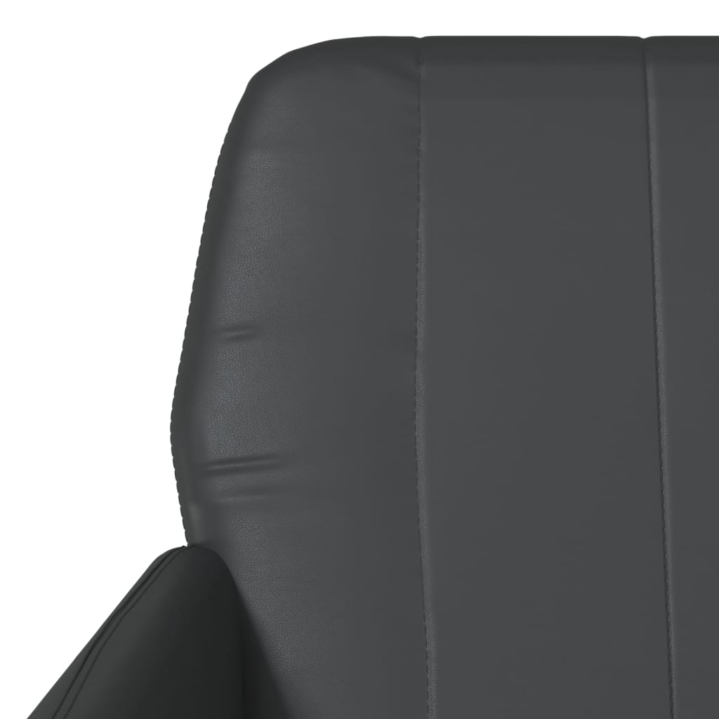Fauteuil Noir 61x78x80 cm Similicuir - XIOS