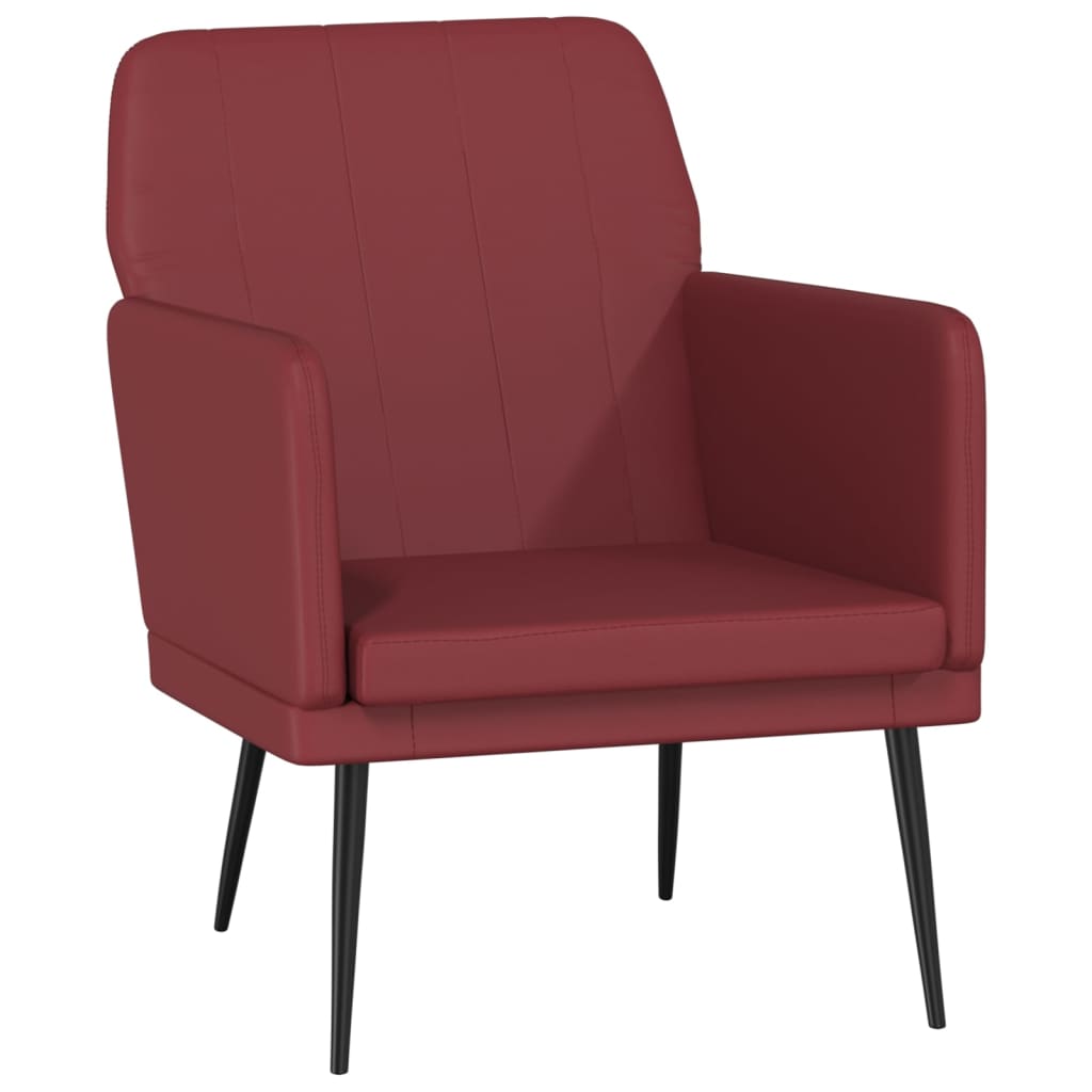 Fauteuil Bordeaux 61x78x80 cm Similicuir - XIOS