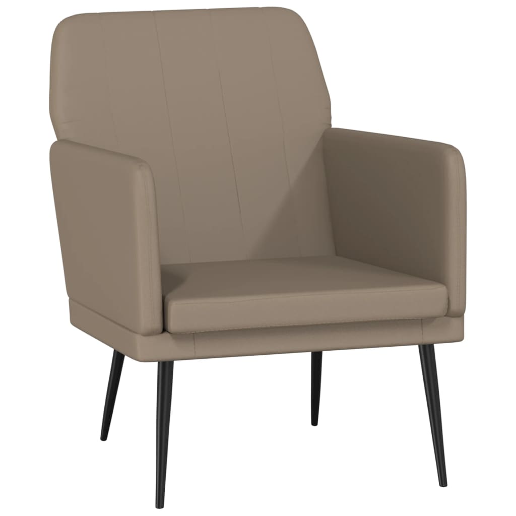 Fauteuil Cappuccino 61x78x80 cm Similicuir - XIOS