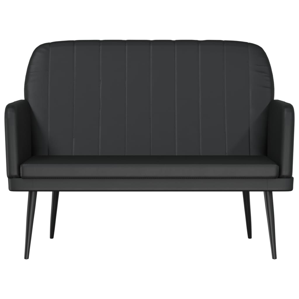 Banc Noir 107x80x81 cm Similicuir - XIOS