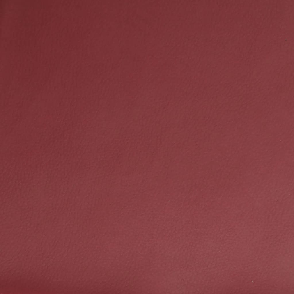 Banc Rouge bordeaux 107x80x81 cm Similicuir - XIOS