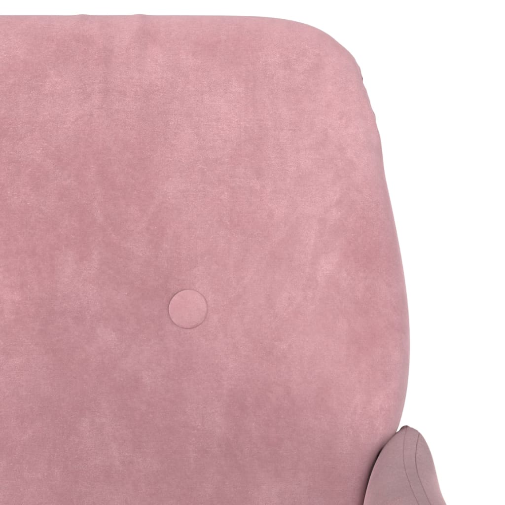 Fauteuil Rose 62x79x79 cm Velours - XIOS