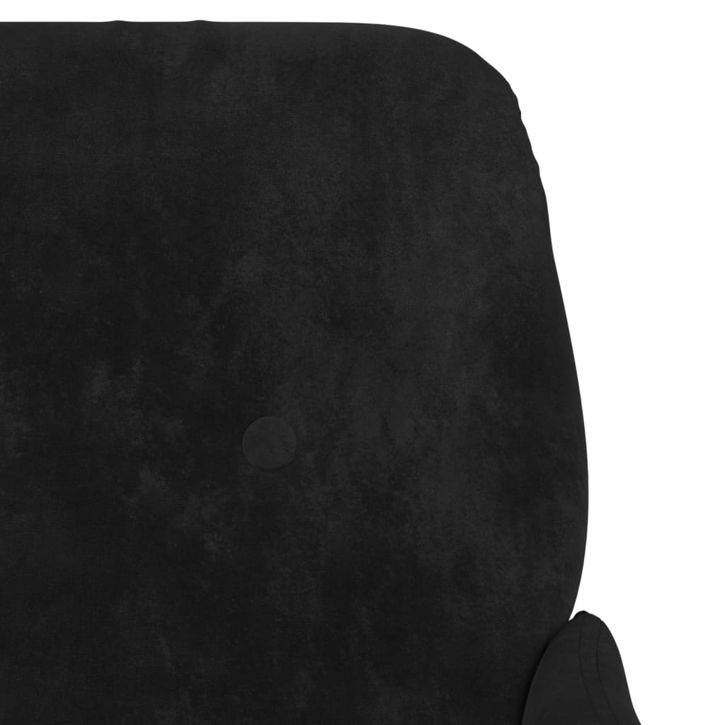 Fauteuil Noir 62x79x79 cm Velours - XIOS