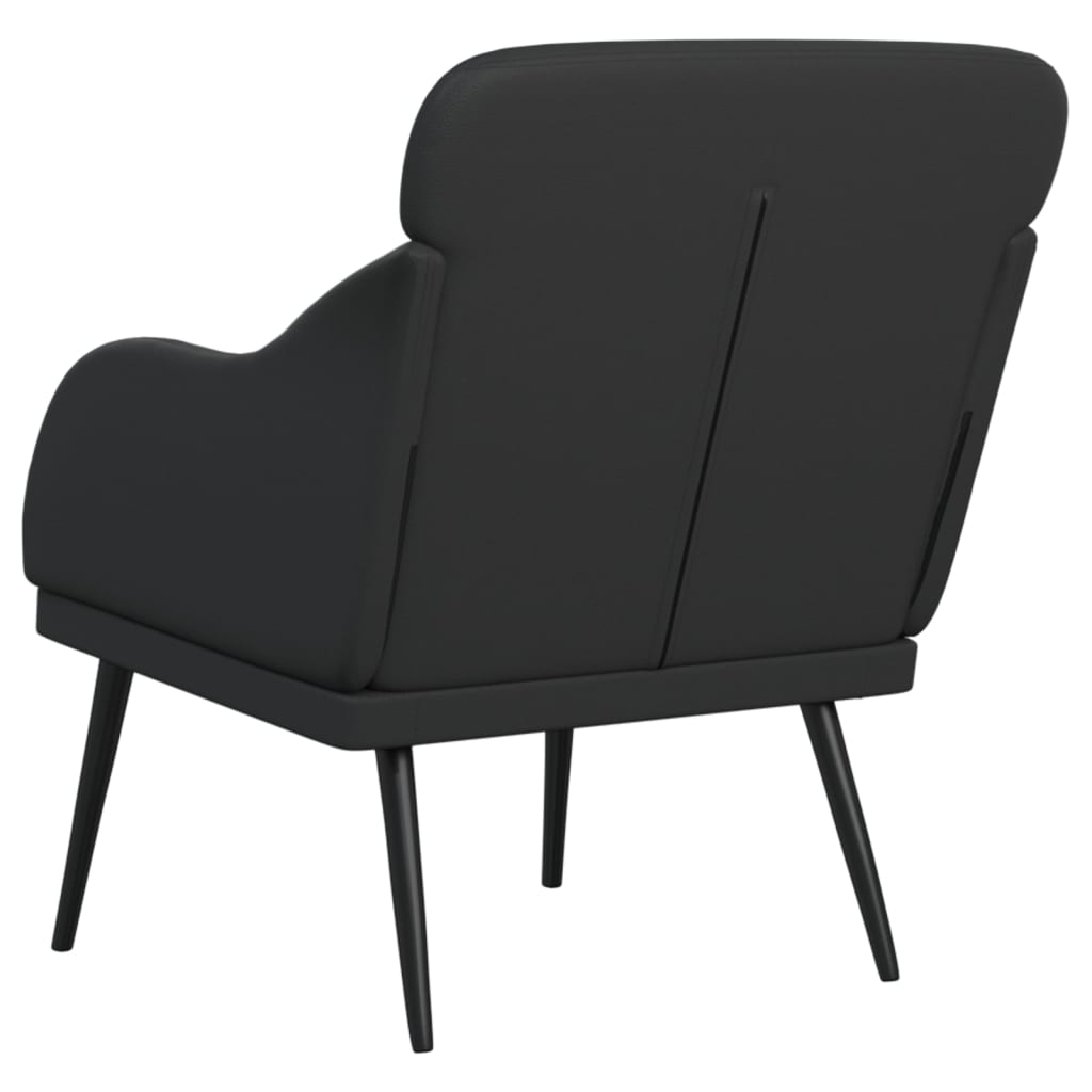 Fauteuil Noir 63x76x80 cm Similicuir - XIOS