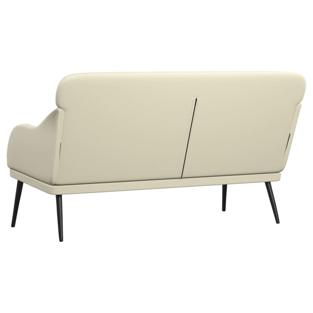 Banc Crème 110x76x80 cm Similicuir - XIOS