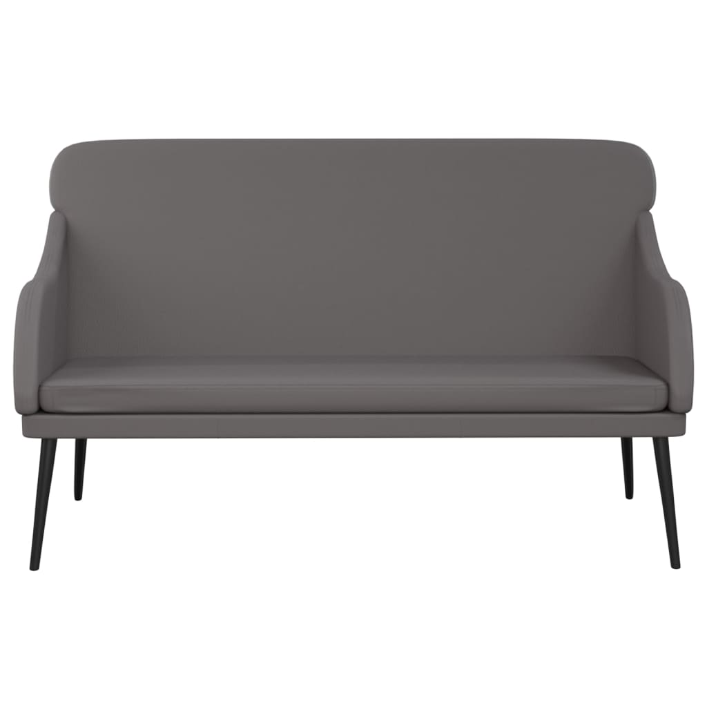 Banc Gris 110x76x80 cm Similicuir - XIOS