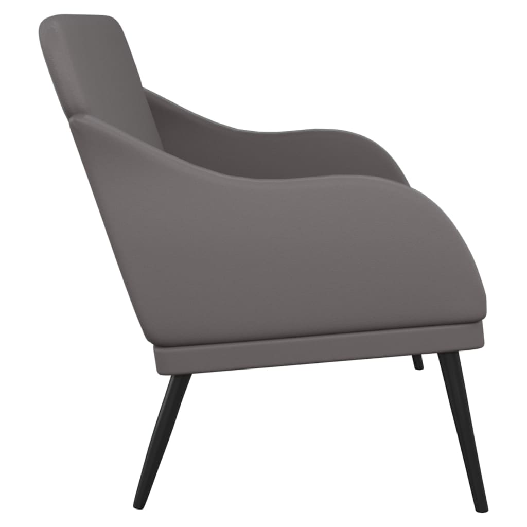 Banc Gris 110x76x80 cm Similicuir - XIOS