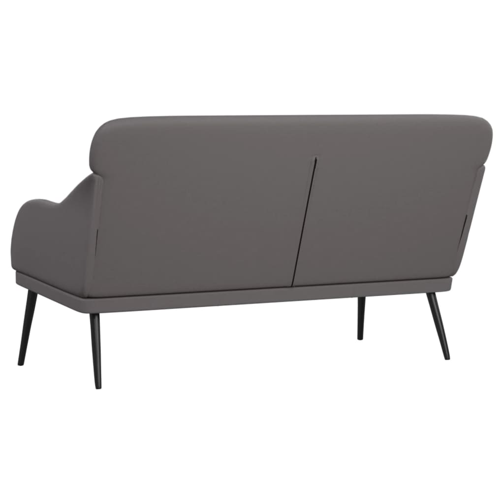 Banc Gris 110x76x80 cm Similicuir - XIOS