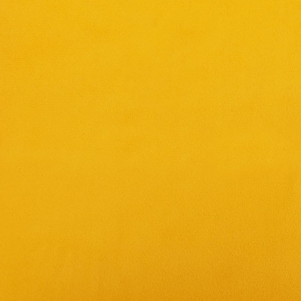 Fauteuil Jaune 63x76x80 cm Velours
