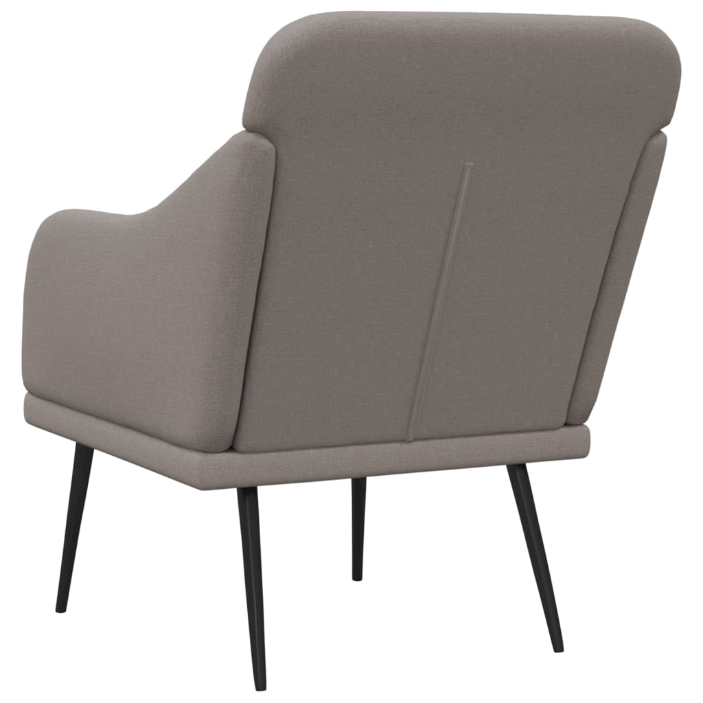 Fauteuil Taupe 63x76x80 cm Tissu - XIOS