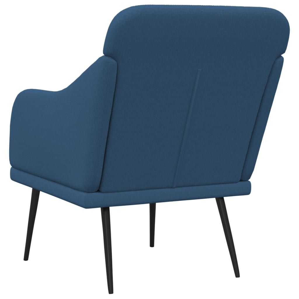 Fauteuil Bleu 63x76x80 cm Tissu - XIOS
