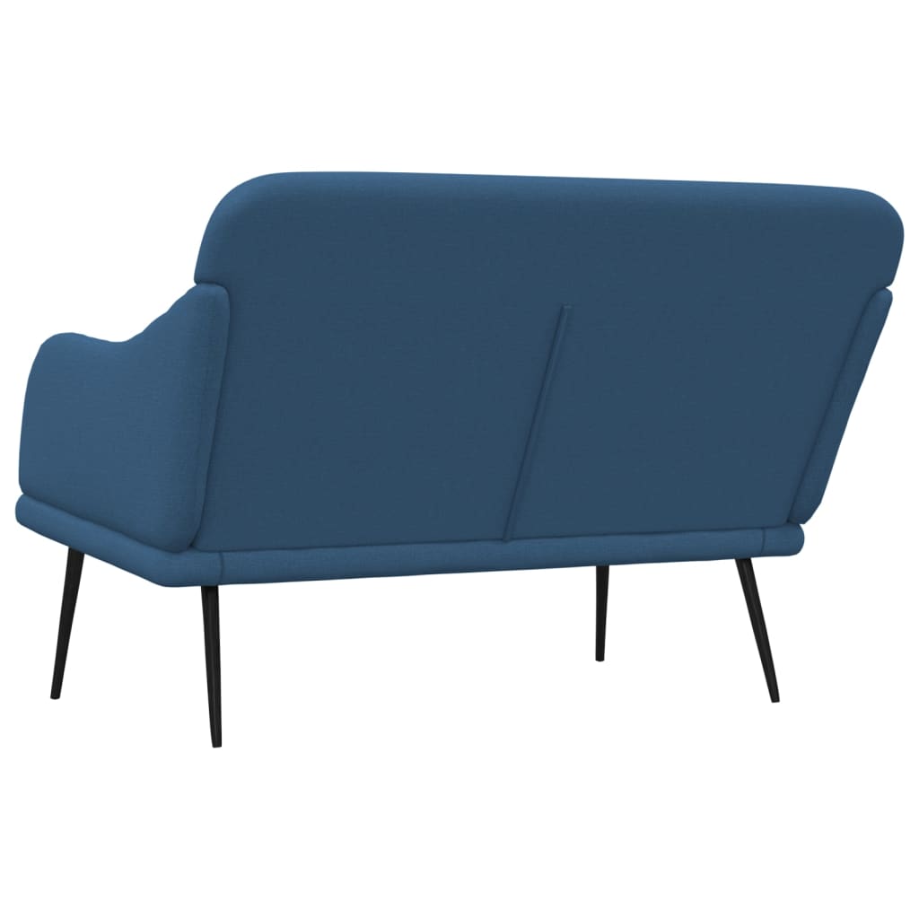 Banc Bleu 110x76x80 cm Tissu - XIOS