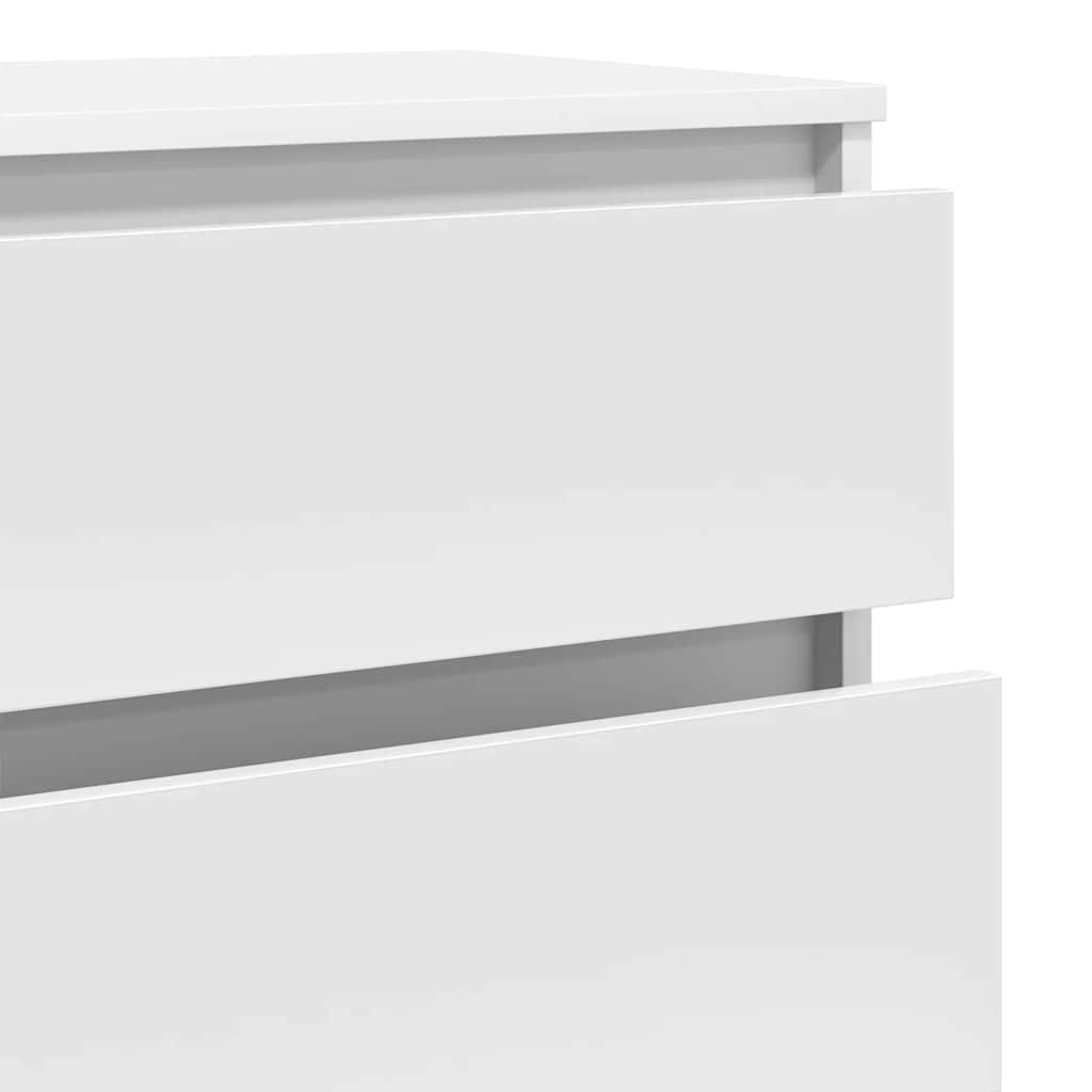 Commode Blanc 60x36x103 cm Bois d'ingénierie - XIOS