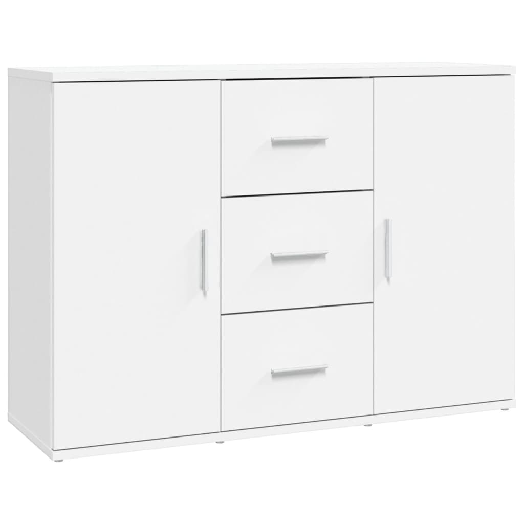 Buffet blanc 91x29,5x65 cm bois d'ingénierie Buffets & bahuts vidaXL