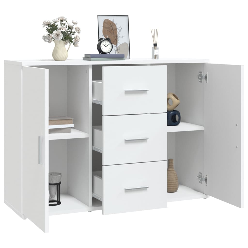 Buffet blanc 91x29,5x65 cm bois d'ingénierie Buffets & bahuts vidaXL