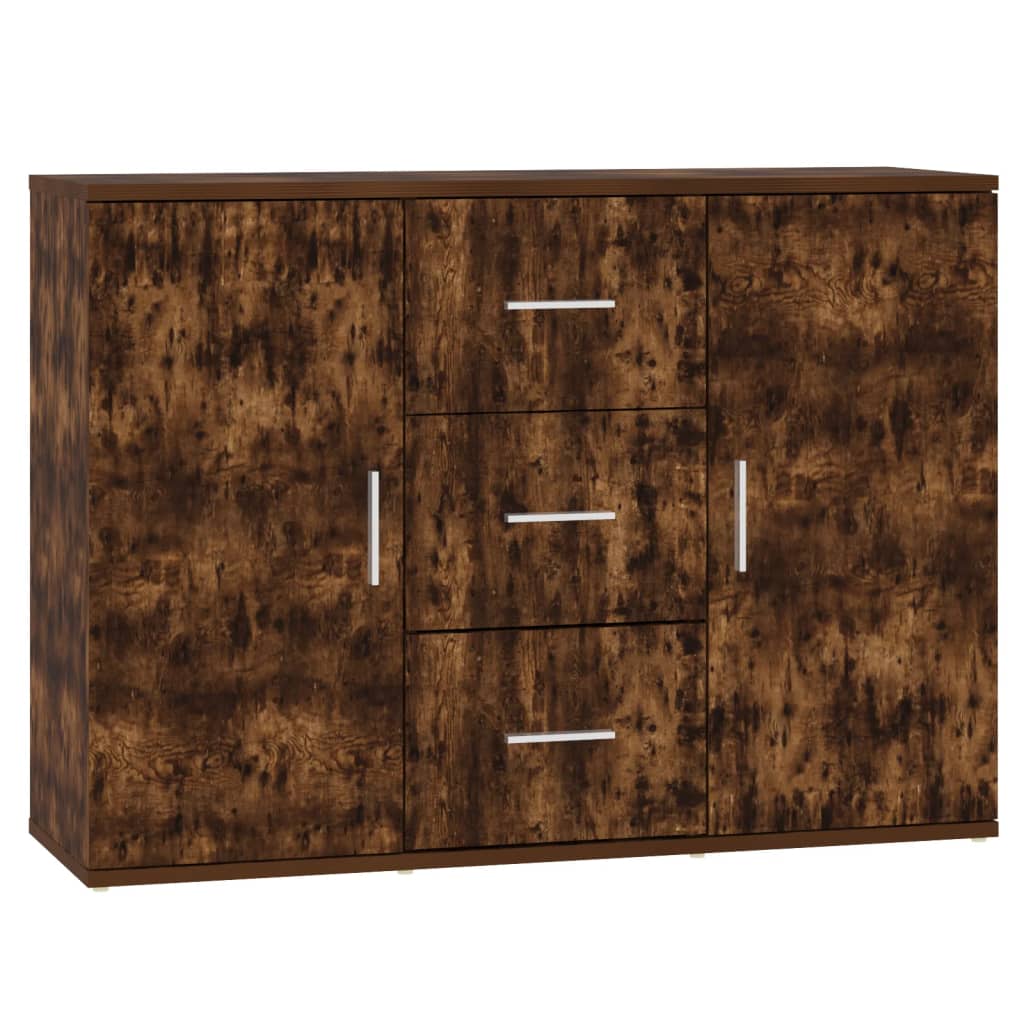 Buffet Chêne fumé 91x29,5x65 cm Bois d'ingénierie - XIOS