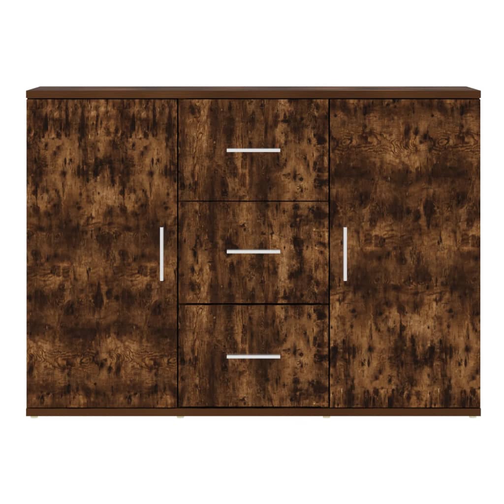 Buffet Chêne fumé 91x29,5x65 cm Bois d'ingénierie - XIOS