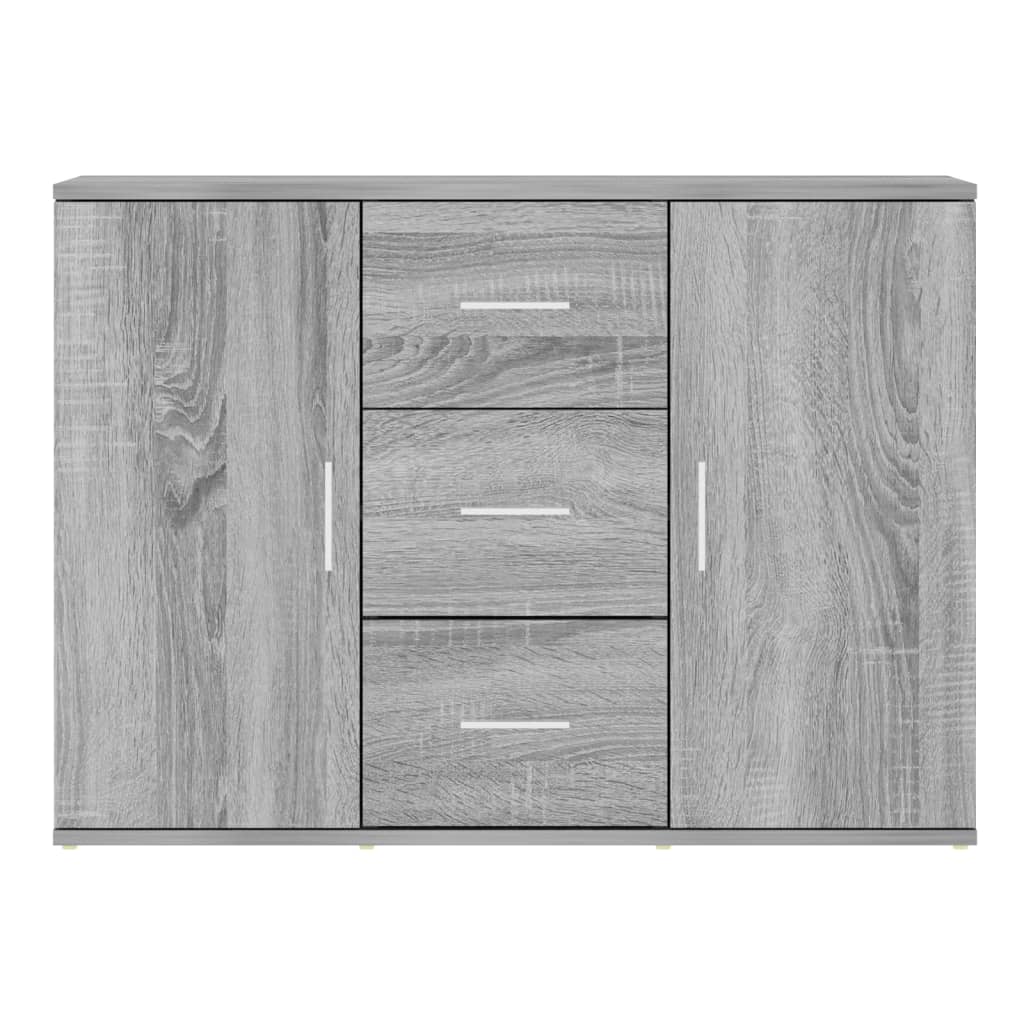 Buffet Sonoma gris 91x29,5x65 cm Bois d'ingénierie Buffets & bahuts vidaXL