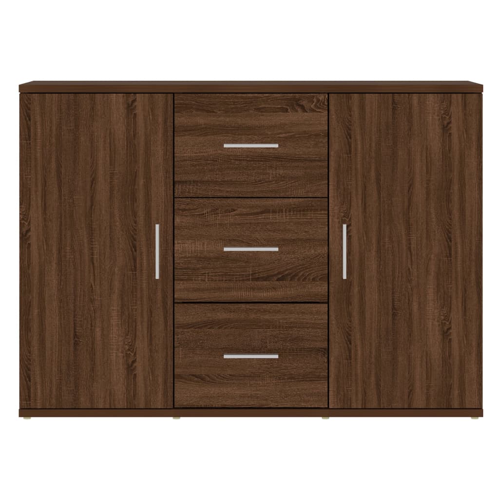 Buffet Chêne marron 91x29,5x65 cm Bois d'ingénierie - XIOS