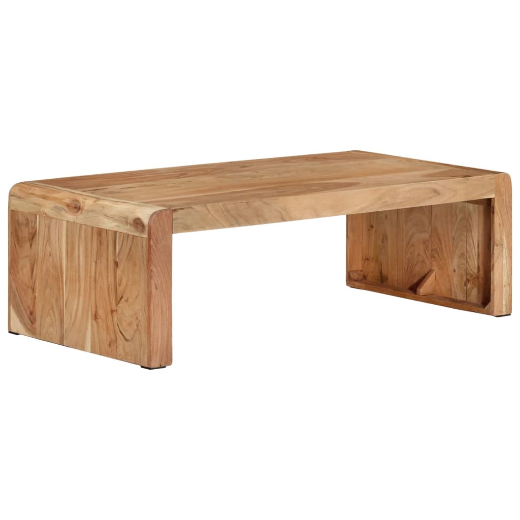 Table basse 110x55x35 cm bois massif d'acacia - XIOS