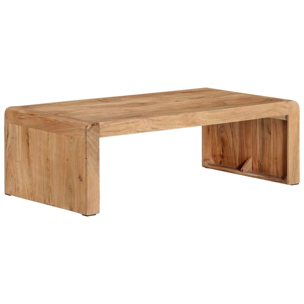 Table basse 110x55x35 cm bois massif d'acacia - XIOS