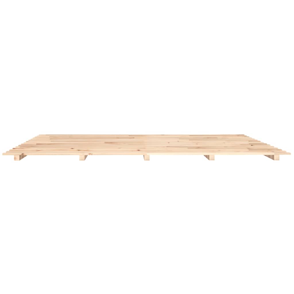 Cadre de lit sans matelas 200x200 cm bois massif de pin - XIOS