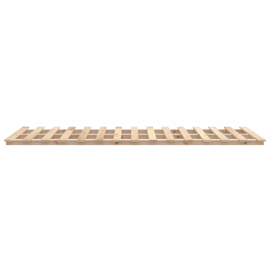 Cadre de lit sans matelas 140x190 cm bois de pin massif - XIOS