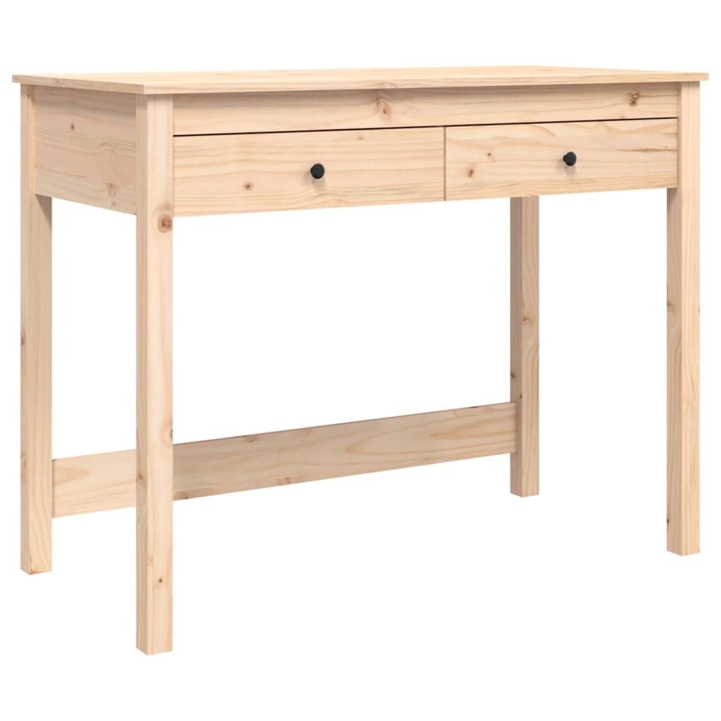 Bureau avec tiroirs 100x50x78 cm Bois massif de pin Bureaux vidaXL